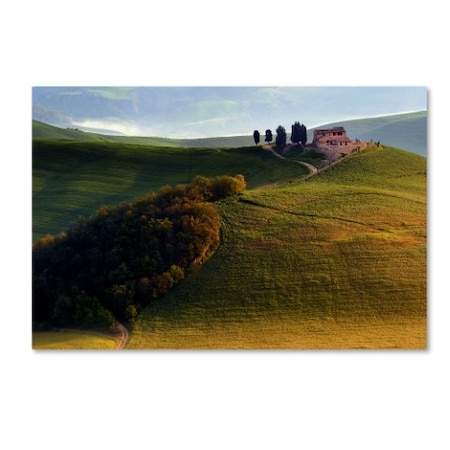 Trademark Fine Art Izidor Gasperlin 'Evening Hills' Canvas Art, 16x24 1X01887-C1624GG